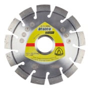 Klingspor DT 600 U Diamanttrennscheiben