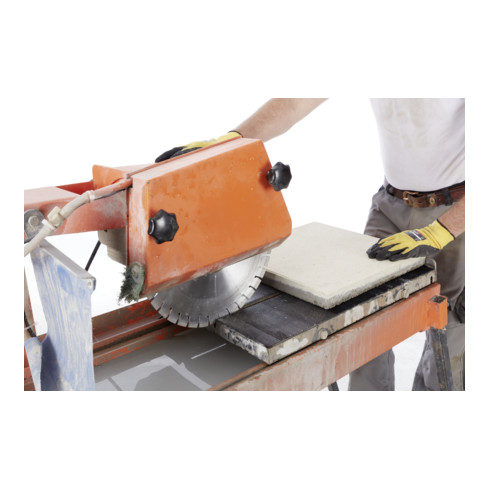 Klingspor DT 600 U Diamanttrennscheiben, 400 x 3,6 x 30 mm 43 Segmente 24 x 3,6 x 10 mm, Kurzverzahnung