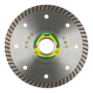 Klingspor Diamanttrennscheibe DT 900 FT Special für Winkelschleifer für Feinsteinzeug, Kacheln, Ofenkacheln, glasiert, Granit