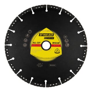 Klingspor DT 900ACR Diamanttrennscheiben 115 x 2,8 x 22,23 mm 6 Segmente 56 x 2,8 x 10 mm VG - Vakuumgelötet