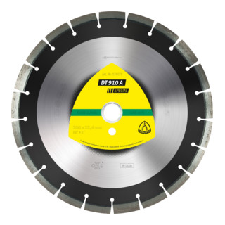 Klingspor DT 910 A Diamanttrennscheiben 350 x 3,2 x 25,4 mm 24 Segmente 40 x 3,2 x 12 mm Engverzahnt