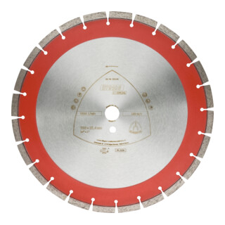 Klingspor DT 910 B Diamanttrennscheiben, 400 x 3,6 x 25,4 mm 28 Segmente 40 x 3,6 x 11 mm, Engverzahnt