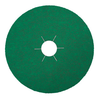 FS 966 Disques Fibre multiliant céramique Klingspor 125 x 22 mm Grain 24 alésage étoilé 24
