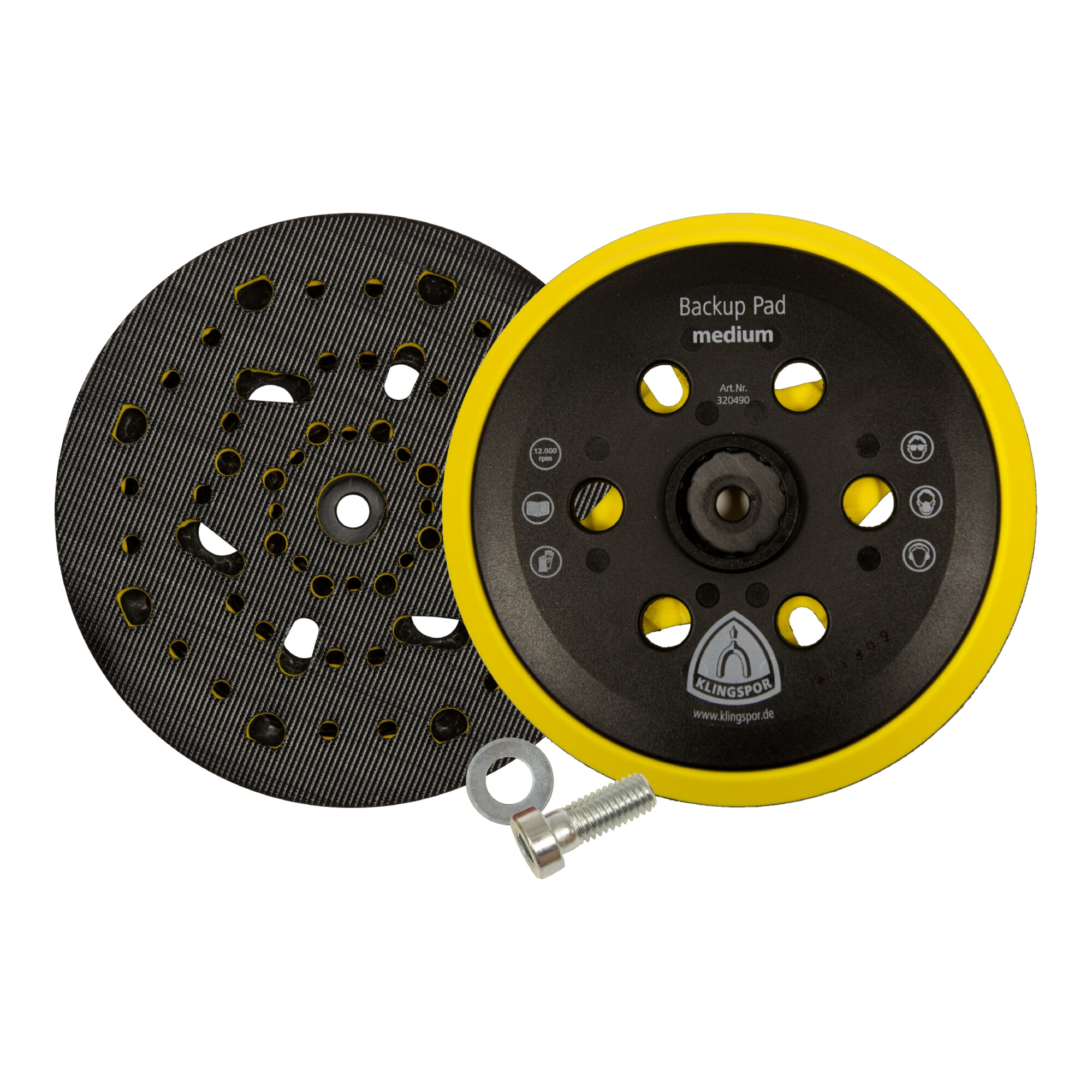 Klingspor HST 555 A Haftstützteller, 150 mm MEDIUM Gewinde M 8