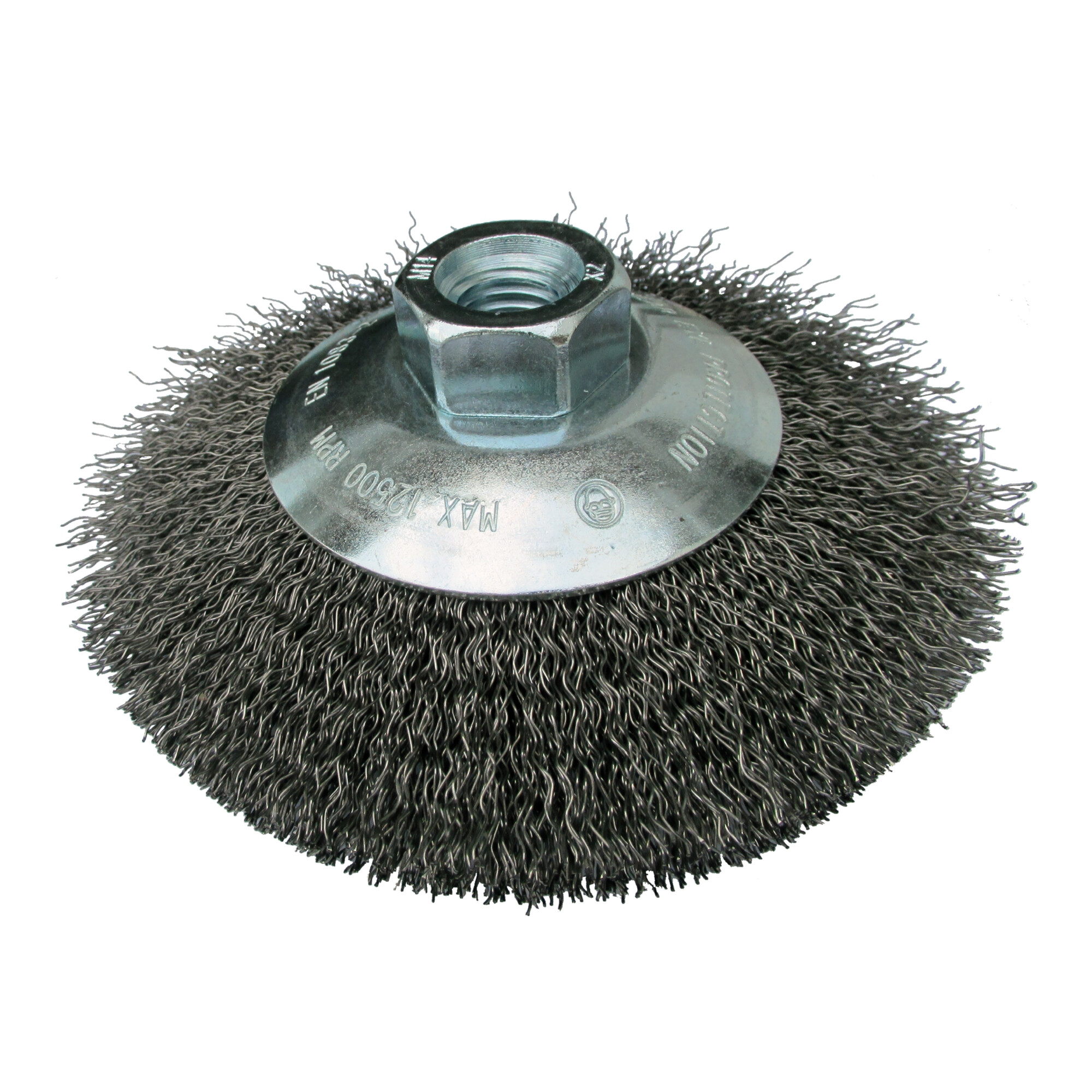 Klingspor Kegelbürste, 125 mm, Gewinde M 14 0,3 Stahl