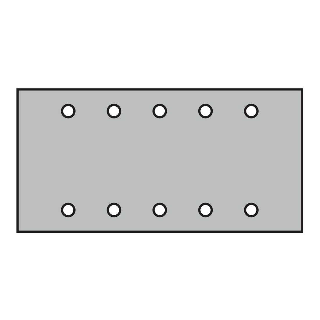 Klingspor Klettschleifstreifen PS22K 115x230mm K 80