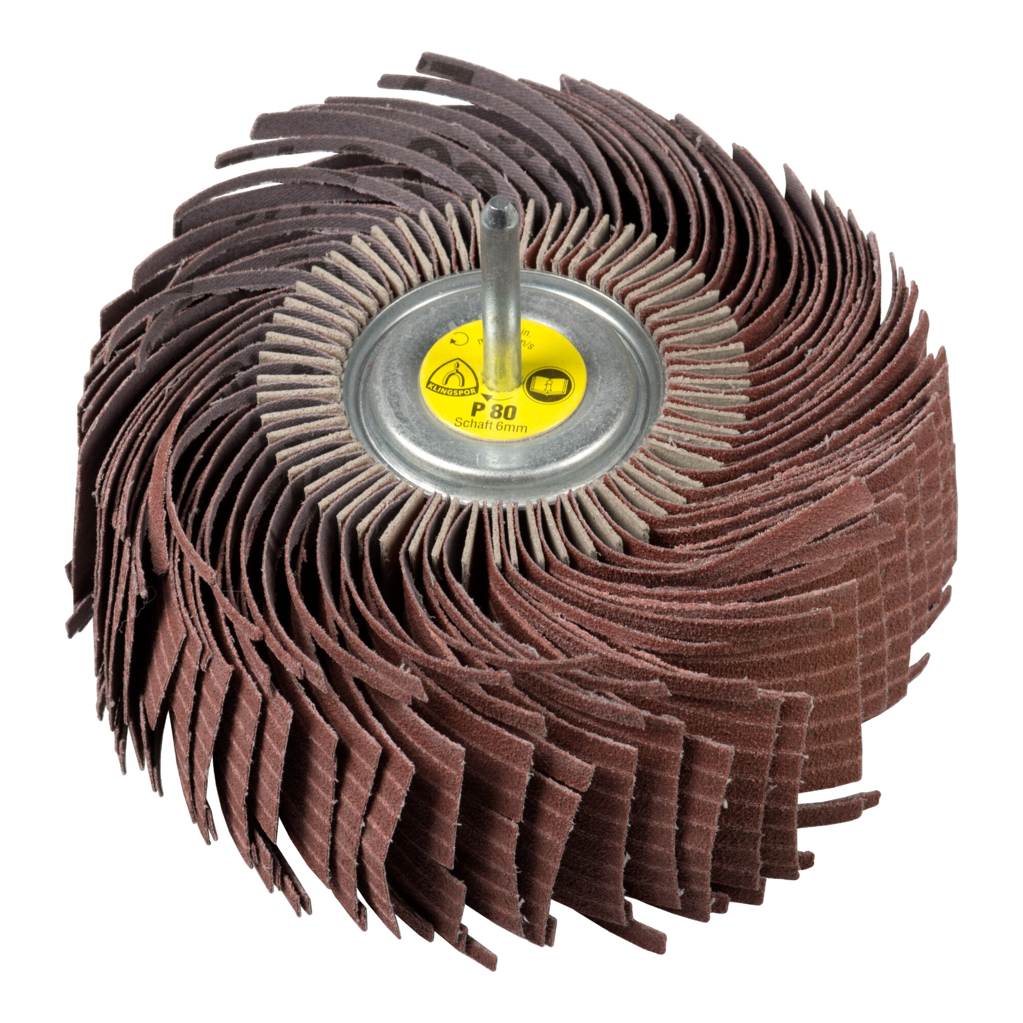 Klingspor MM 630 Schleifmopräder LS 309 JF, 180 x 25 x 6 mm Korn 180