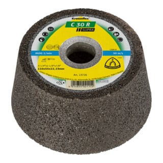 Klingspor Mola a tazza C 30 R, 110x55x22,23mm, centro depresso