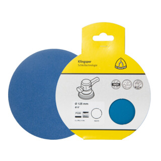 Klingspor PS 21 FK Scheiben kletthaftend, 150 mm Korn 40 Lochform GLS3, SB-verpackt im Reiter