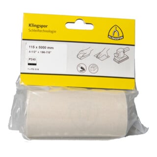 Klingspor PS 33 B Rollen 115 x 5000 mm, SB-verpackt in Folie