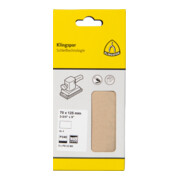 Klingspor PS 33 BK Streifen kletthaftend, 70 x 125 mm ohne Loch, SB-verpackt im Reiter-3