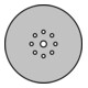 Klingspor PS 33 CK Scheiben kletthaftend, 225 mm Korn 60 Lochform GLS38-3