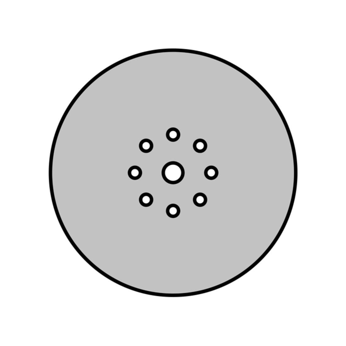 Klingspor PS 33 CK Scheiben kletthaftend, 225 mm Korn 60 Lochform GLS38