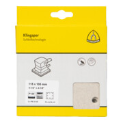Klingspor PS 33 CK Streifen kletthaftend, 115 x 105 mm Korn 40 Lochform GL43, SB-verpackt im Reiter-3