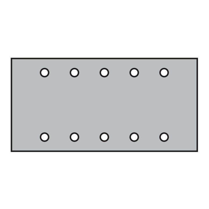 Klingspor PS 33 CK Streifen kletthaftend, 115 x 230 mm Korn 100 Lochform GL15