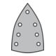 Klingspor PS 33 CK Streifen kletthaftend, 98 x 148 mm Korn 40 Lochform GLS24