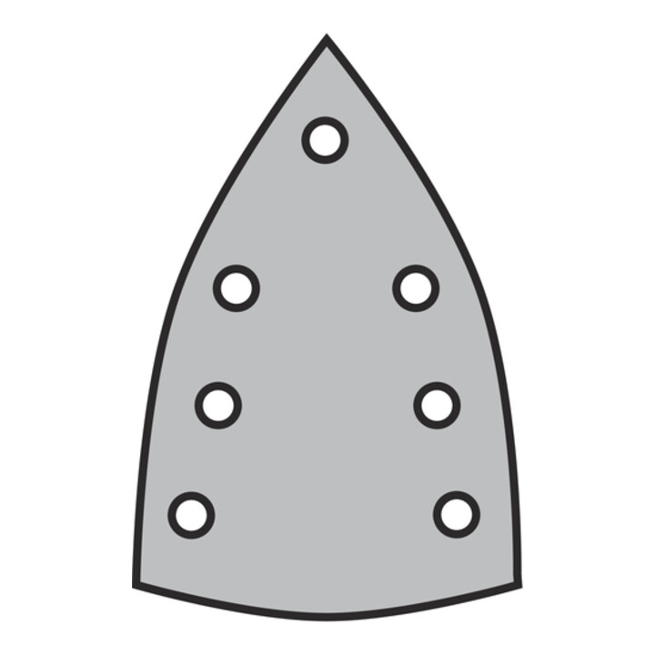 Klingspor PS 33 CK Streifen kletthaftend, 98 x 148 mm Korn 40 Lochform GLS24