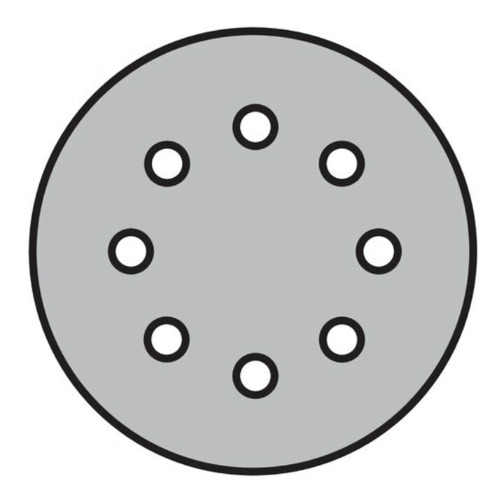 Klingspor SB-Haftpapier PS22K 115mm K 40 gel.