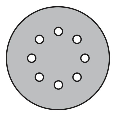 Klingspor SB-Haftpapier PS22K 125mm K120 gel.