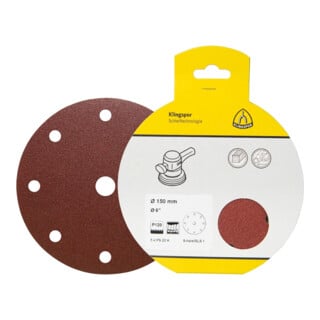 Klingspor SB-Haftpapier PS22K 150mm K 40 gel.
