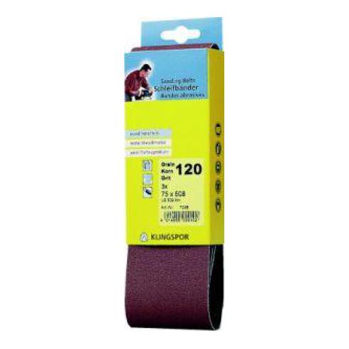 Klingspor Schleifband für Handbandschleifer SB-Verpackt LS 309 XH, LxB 100X560, Korn 120, F5
