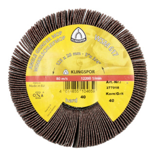 Klingspor Schleifmoprad WSM 617, LxB 125X20, Korn 40
