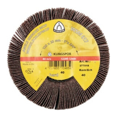 Klingspor Schleifmoprad WSM 617, LxB 125X20, Korn 80