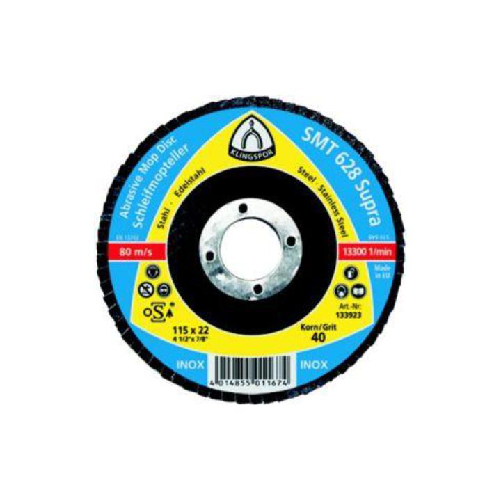 Klingspor Schleifmopteller SMT 628 125 x 22,23 mm Korn 60 gerade