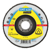 Klingspor Schleifmopteller SMT628 gerade 125mm K40