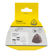 Klingspor Set Dischi a griglia/triangolo AN 400, 96mm, Hobbistica-confez. retail-1