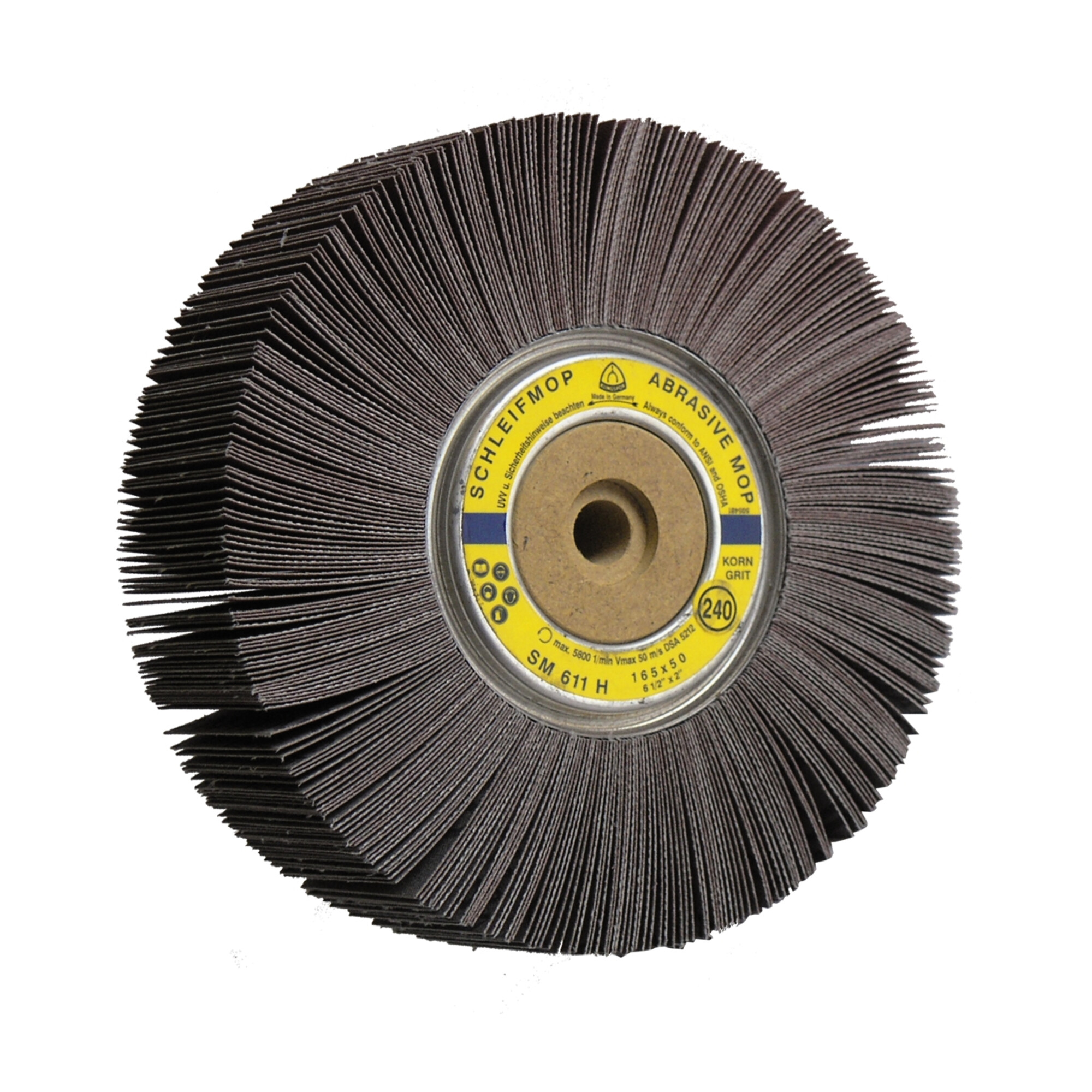 Klingspor SM 611 H Schleifmopräder LS 309 X, 165 x 25 x 13 mm Korn 120