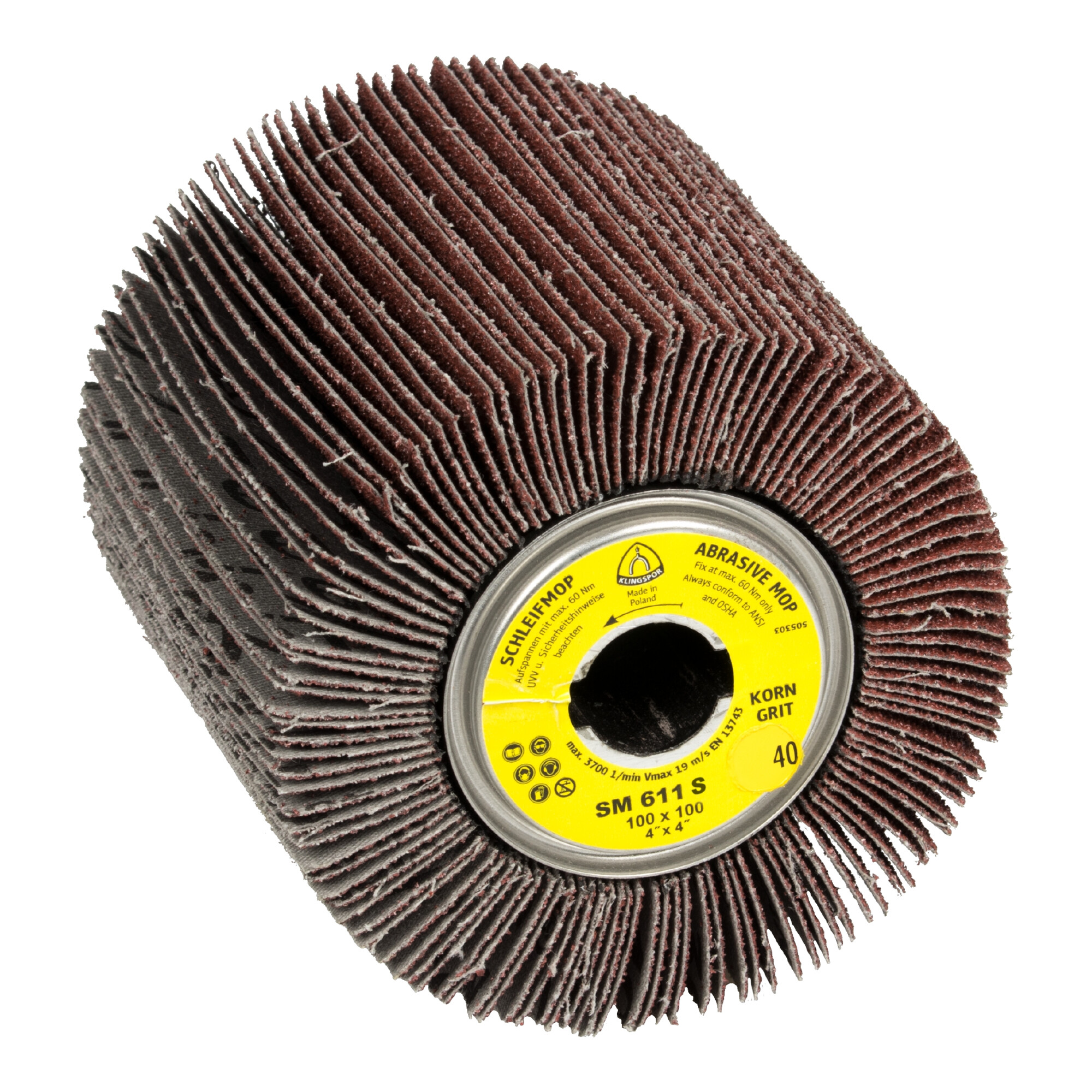 Klingspor SM 611 S Schleifmopräder LS 309 X 100 x 50 x 19 mm Korn 120