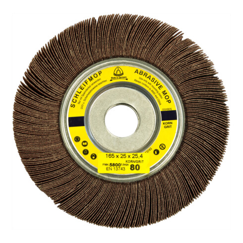 Klingspor Schleifmoprad SM 611, LxBxH 165x25x25,4