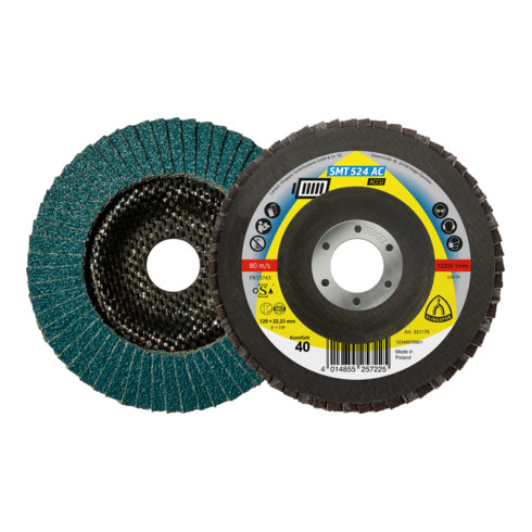 Klingspor Schleifmopteller SMT 524 AC ACCU für Edelstahl, Stahl