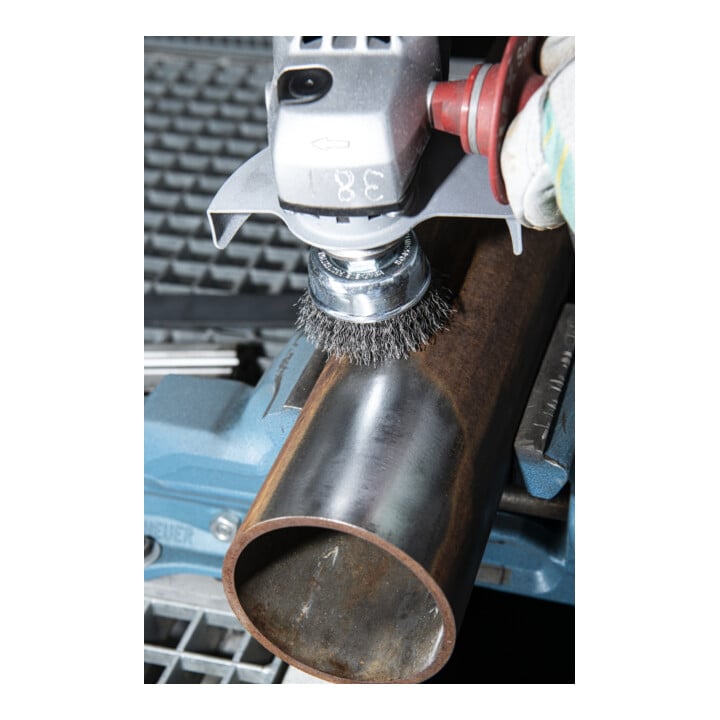 Klingspor Topfbürste 80 mm Gewinde M 14 0,3 Edelstahl