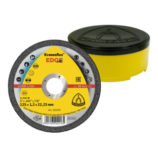 Klingspor Trennscheibe EDGE, 125 x 1,2 x 22,23 mm gerade