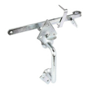 Klinkenset 260mm galvanisch,gelb verz.f.Flechtzaun- u.leichte Holztore GAH-3