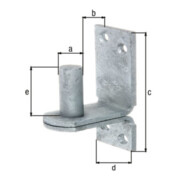 Kloben auf Platte 16x28mm TZN GAH