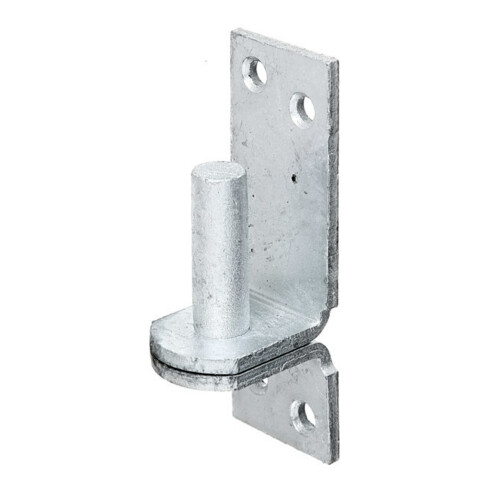 Kloben auf Platte D.13x11x100x35x40mm Stahl roh feuerZN DI-Haken GAH