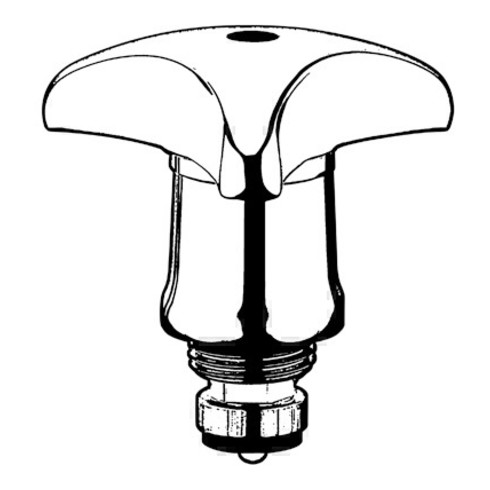 Kludi Oberteil mit Trias-Griff Metall 3/8" kalt chrom