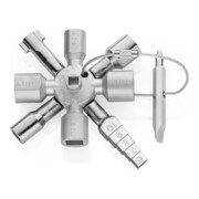 KNIPEX 00 11 01 TwinKey® voor gewone kasten en sluitsystemen 92 mm