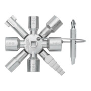 KNIPEX 00 11 01 TwinKey® voor gewone kasten en sluitsystemen 92 mm-4