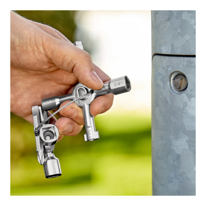 KNIPEX 00 11 01 TwinKey® voor gewone kasten en sluitsystemen 92 mm
