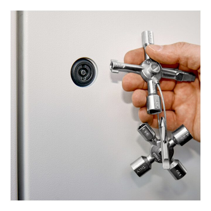 KNIPEX 00 11 01 TwinKey® voor gewone kasten en sluitsystemen 92 mm