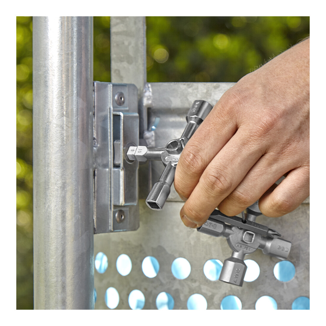 KNIPEX 00 11 01 TwinKey® voor gewone kasten en sluitsystemen 92 mm