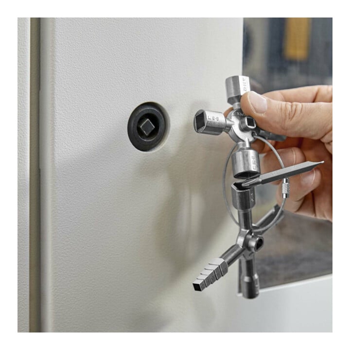 KNIPEX 00 11 01 TwinKey® voor gewone kasten en sluitsystemen 92 mm