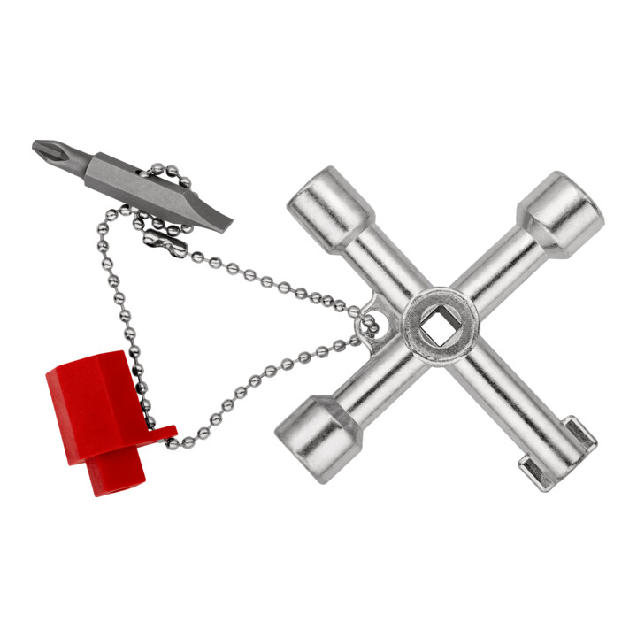 KNIPEX 00 11 03 Bedieningskastsleutel voor gemeenschappelijke kasten en afsluitsystemen 76 mm