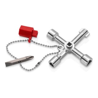 KNIPEX 00 11 03 Schaltschrankschlüssel der Standard Schaltschrankschlüssel 76 mm