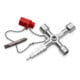 KNIPEX 00 11 04 Profi-Key für gängige Absperrsysteme 89 mm-1