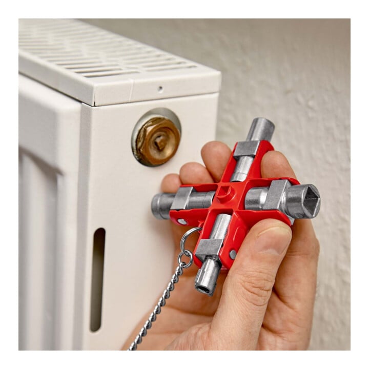 KNIPEX 00 11 06 Universele sleutel voor gewone kasten en sluitsystemen 90 mm